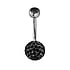 Bellypiercing Surgical Steel 316L Crystal