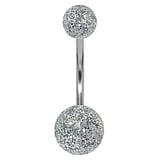 Acrylic belly piercing Surgical Steel 316L Acrylic glass