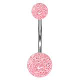 Acrylic belly piercing Surgical Steel 316L Acrylic glass