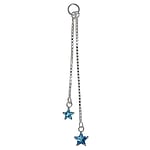 Belly piercing pendant out of Silver 925 with Crystal. Length:52mm. Stone(s) are fixed in setting. Shiny.  Star