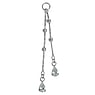 Bauchpiercing Anhnger Silber 925 Kristall Tropfen Tropfenform Wassertropfen