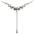 Belly chain Crystal silver-plated brass Tribal_pattern