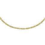 Belly chain out of Stainless Steel with PVD-coating (gold color). Length:+20cm. Width:3,8mm. Adjustable length. Shiny.
