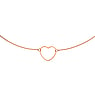 Belly chain Stainless Steel PVD-coating (gold color) Heart Love