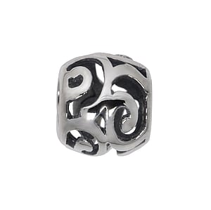 Bead Plata 925 Dibujo_Tribal Diseo_Tribal Hoja Diseo_floral