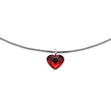  Argento 925 Cristallo pregiato Cuore Amore