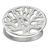 Anillo de plata Plata 925 rbol rbol_de_la_vida Hoja Diseo_floral