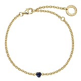 PAUL HEWITT Pulsera Plata 925 Circonita Revestido de oro Corazn Amor