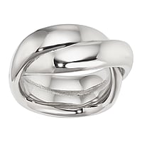 PAUL HEWITT Bague acier Largeur:10mm. brillant.  ternel Dragonne Infini Interminable ternit Tress Nou 8