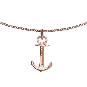 PAUL HEWITT Necklace Silver 925 Gold-plated Anchor rope ship