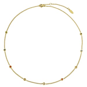 PAUL HEWITT Halskette PVD Beschichtung (goldfarbig) Edelstahl Zirkonia