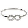 Bangle Silver 925 Eternal Loop Eternity