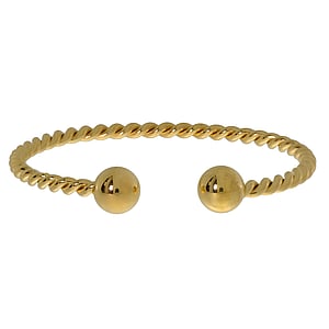 Pulsera Acero fino Revestido de oro