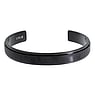 Bangle Stainless Steel Black PVD-coating Crystal