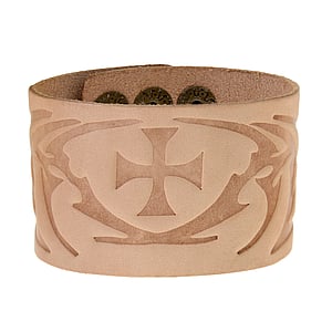 Lederarmband Leder Kreuz