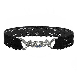 Bracelet bras suprieur Laiton revtu dacier Cristal Coton Salamandre Margouillat Varan