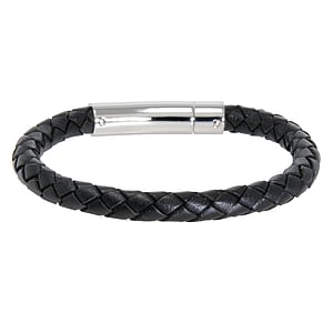 Bracelet Cuir Acier inoxydable