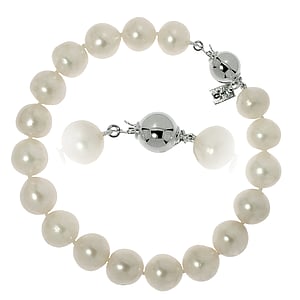 Bracciale di perle Perle di acqua dolce Argento 925