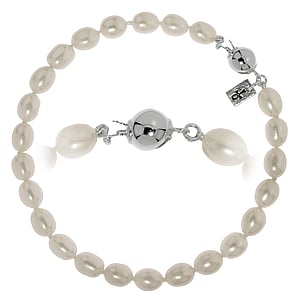 Pearls bracelet Fresh water pearl Silver 925