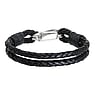 Bracciale Pelle Acciaio inox