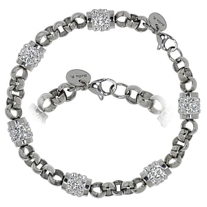 Bracelet Stainless Steel Premium crystal