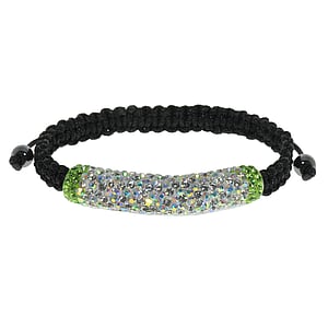 Bracciale di perle Nylon Cristallo Argento 925 PVC