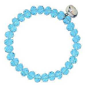 Pulsera de perlas Cristal Howlita Acero fino