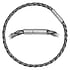 Bracelet Bead PVC Laiton rhodié