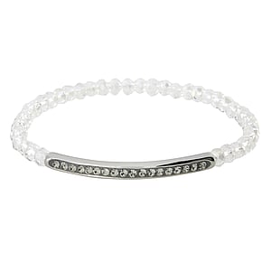 Bracelet de perles Acier inoxydable Cristal