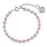 Pulsera nios Plata 925 Cristal Corazn Amor