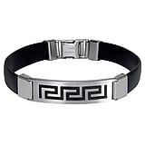 Bracelet Silicone Stainless Steel Tribal_pattern