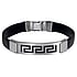 Bracelet Silicone Acier inoxydable Dessin_tribal Motif_tribal