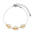 Shell bracelet Sea shell nylon Brass