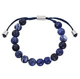 Bracelet de pierre Acier inoxydable Nylon Sodalite