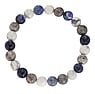 Bracciale di pietra Sodalite Diaspro Howlite Plastica