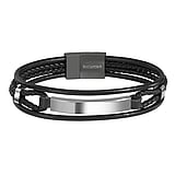 Bracciale Pelle Acciaio inox