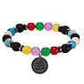 Stone bracelet lava stone Surgical Steel 316L Natural stone Om Aum God