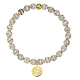 Stone bracelet Natural stone Stainless Steel PVD-coating (gold color) Tree Tree_of_Life