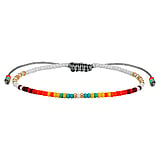 Pulsera anudada Polister Cristal