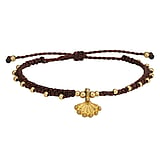 Bettina Vogt Bracelet nou Fil cir Linhasita Laiton Feuille Motif_floral