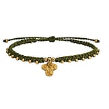 Bettina Vogt Bracelet nou Fil cir Linhasita Laiton Feuille Motif_floral