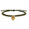 Bettina Vogt Bracelet nou Fil cir Linhasita Laiton Feuille Motif_floral