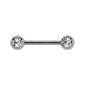 tepelpiercing Chirurgisch staal 316L Premium kristal