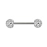 Piercing petto Metallo chirurgico 316L Cristallo Resina epossidica