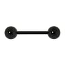 Nipple piercing Surgical Steel 316L Black PVD-coating