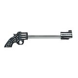 Nipple piercing Surgical Steel 316L Pistol Gun Revolver
