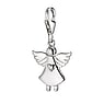 Charm Argento 925 Angelo Cuore Amore