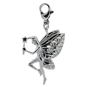 Charm Premium crystal Fairy Wings Star