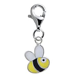 Kids charm out of Silver 925 with Enamel. Width:8,6mm.