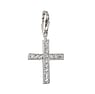 Charm Silber 925 Zirkonia Kreuz